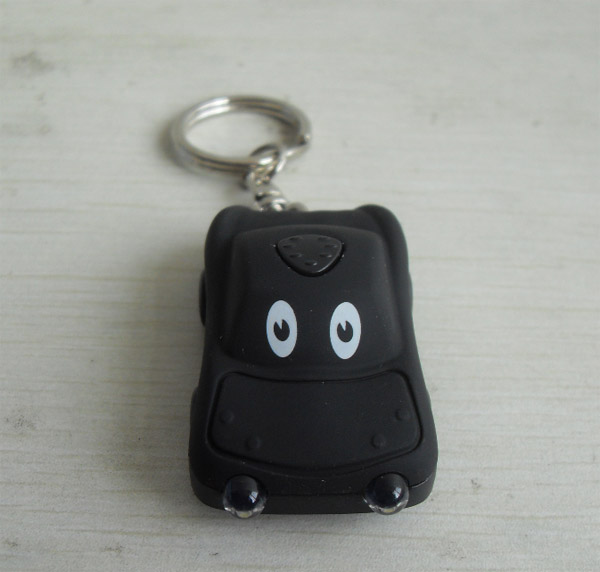Solar car shape keychain light