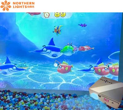2500 lumens Sistema de jogo de projeção interativo Smashing Ball