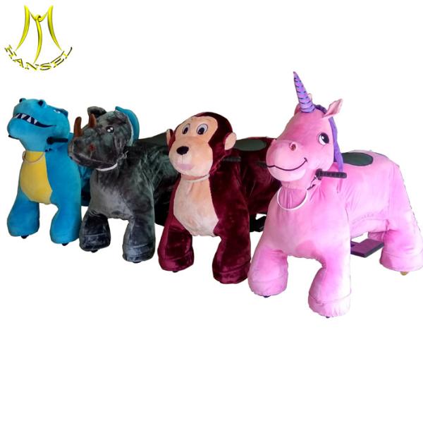 Hansel utdoor amusement park ride animal toy car for sale children electric car rent