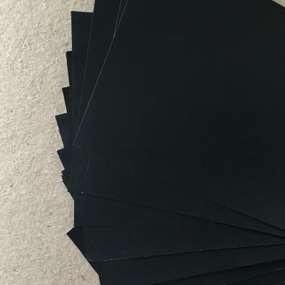 Papel reciclado do cartão do preto da polpa de madeira 80g 110g 150g para a guarda-joias