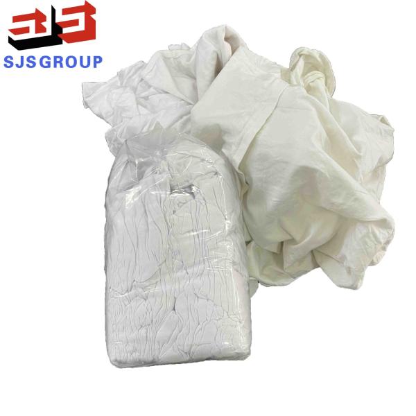Hot-Selling No Sequin Lint Free White 100 Cotton Cleaning Rags