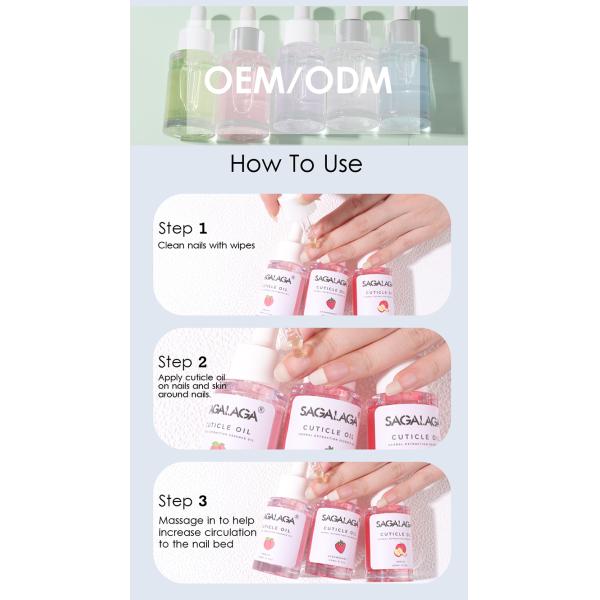 Private Label Organic Jojoba Scented Cuticle Oil 20Ml Natural Revitalizing Mango Nail Oil for Nourishing and Moisturizing