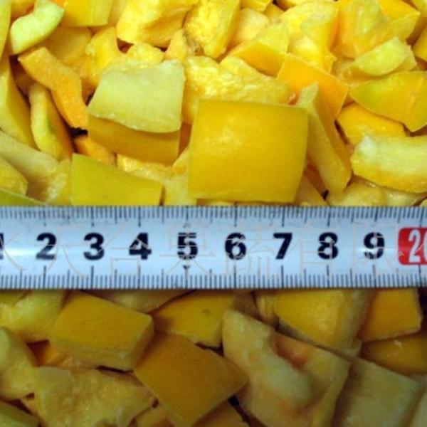 Premium IQF Frozen Food , Fresh Individually Quick Freezing Yellow Bell Pepper