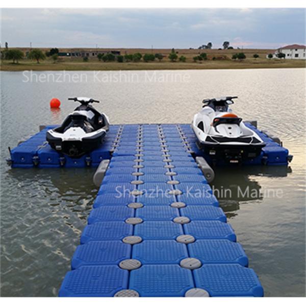 Плавучий док EPS Китая дока молы понтона HDPE Jetski модульный пенится заполненный