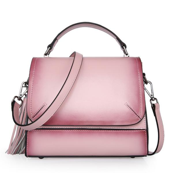 Real Leather Tote Bags for Women Retro Single Shoulder Bags Lady Daily Handbags