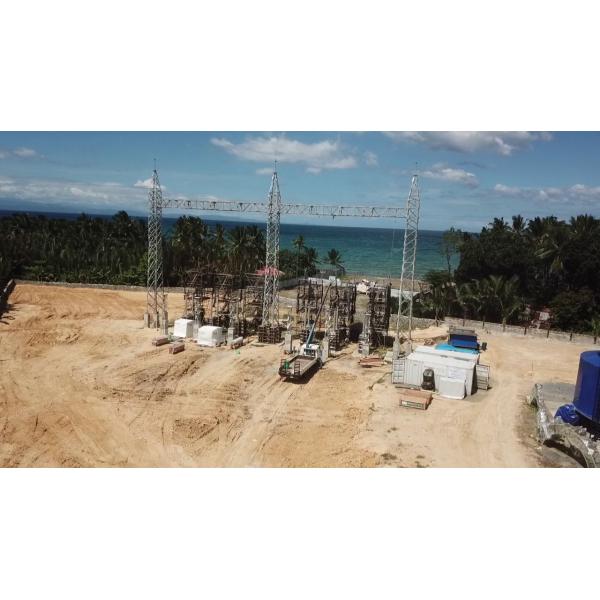 Burial 220kv Power Electric Tower 10m - 200m