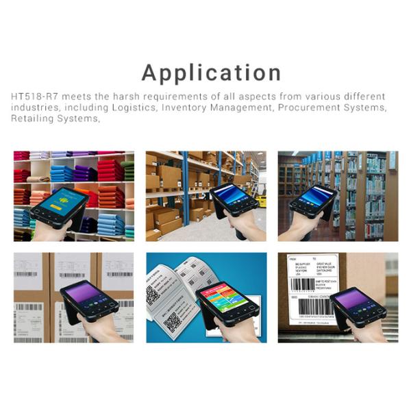 5 Inch IP65 Handheld Computers PDA , Rugged Mobile RFID Scanner