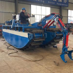 Track Type Cutter Suction Amphibious Dredger for Port River Lake Sea