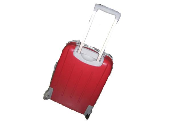 Fashionable ABS 2 Wheel Trolley Luggage , Zipper Framed Two Wheel Carry On Luggage