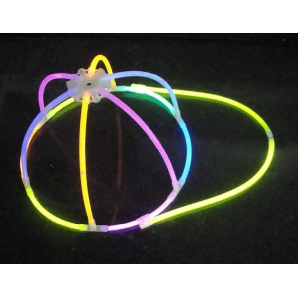 Christmas Party Decoration Multi Colored Glow Stick Cap with 6-12 Hours Glowing Time