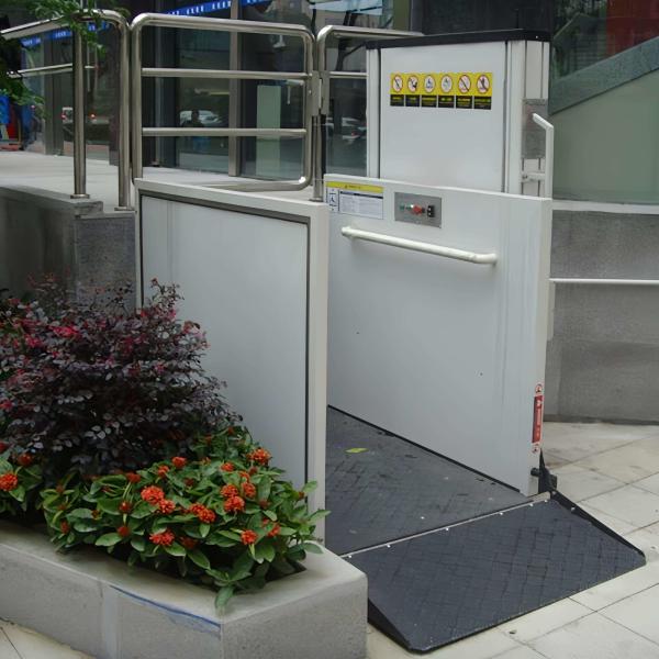 250kg 4m Outdoor Wheelchair Platform Lift Residential Vertical Lift