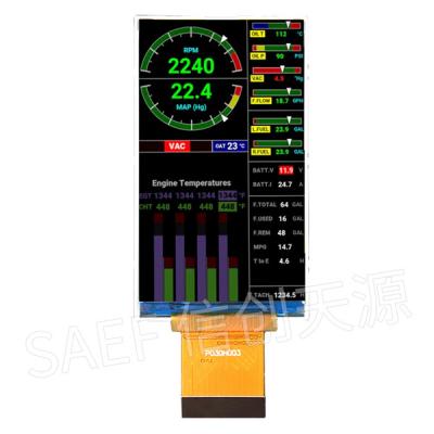 360x640 IPS ângulo de visão completo da exposição do módulo de TFT LCD de 3 polegadas com relação do RGB