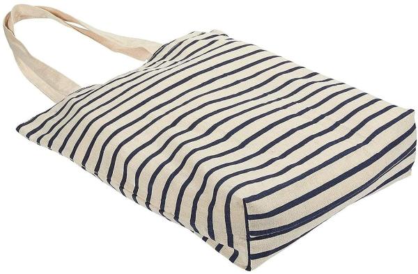 Cotton Canvas Cloth Reusable Tote Bags for Grocer, Shopping 15x16.5 inches