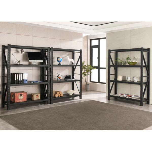 Heavy Duty Q235 Steel Black Free Standing Shelf Corrosion Protection