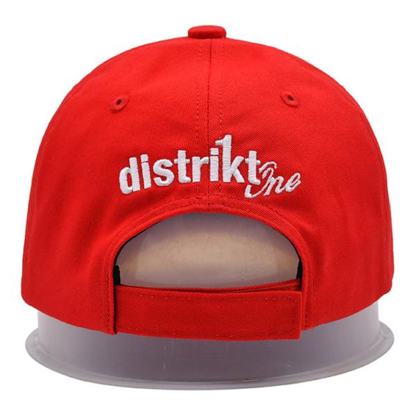 Capuzes de basebol vintage de plástico customizado com uma faixa de poliéster de nylon 100% de algodão