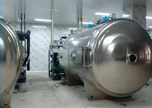 50KG Vacuum Freeze Dry Fruit Machine Air Cooling