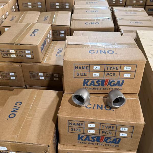 304/316 Stainless Steel 90 Degree Threaded Elbow , Cast Fittings MSS SP-114