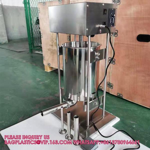 Electric Sausage Filling Machine Stuffer Vacuum Stuffers For Home Commercial Sausage Maker