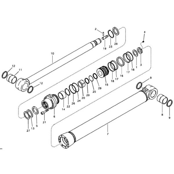 VOE14589140 Excavator Seal Kit , EC330B EC360BLC EC380D  Repair Kit