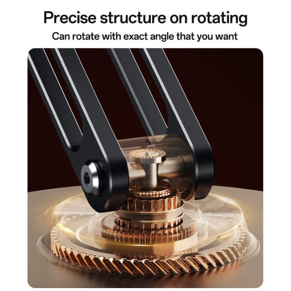 Yesido 360 Rotating Foldable Design Adjustment of Height Aluminum Alloy Phone Holder for Tablets and Devices