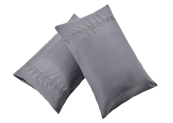 Solid Embroidered Throw Pillows  Comfortable Multiple Colors Decorative Couch Pillows