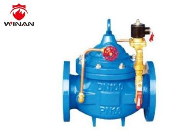 Remote Control Solenoid Fire Fighting Valves , Electromagnetic Control Valve 300PSI