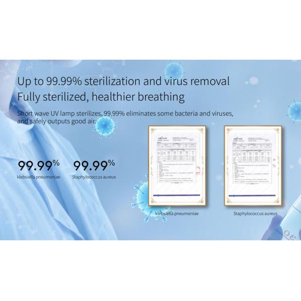 Hepa Filter UV Light Indoor Air Purifier 195W For Conference Room