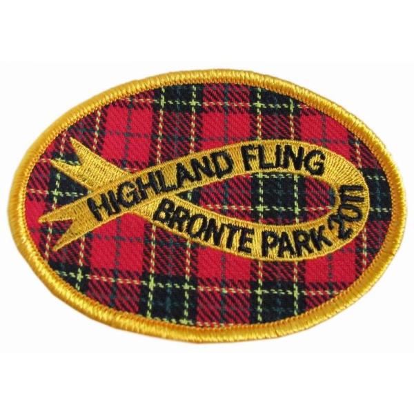 Pantone Twill Sewing Embroidered Patches Iron On Badge Dry Cleanable PMS