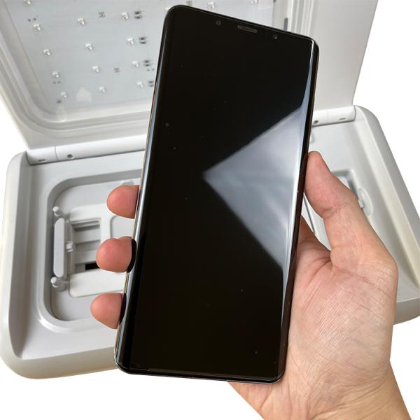 Film UV de Diy 6H-7H traitant la machine en verre de boîte de protecteur d'écran pour le film UV