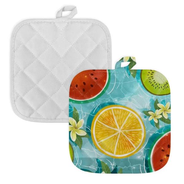 DIY Customized Sublimation Heat Insulated Pad For Kitchen Pot Holders For Sublimation