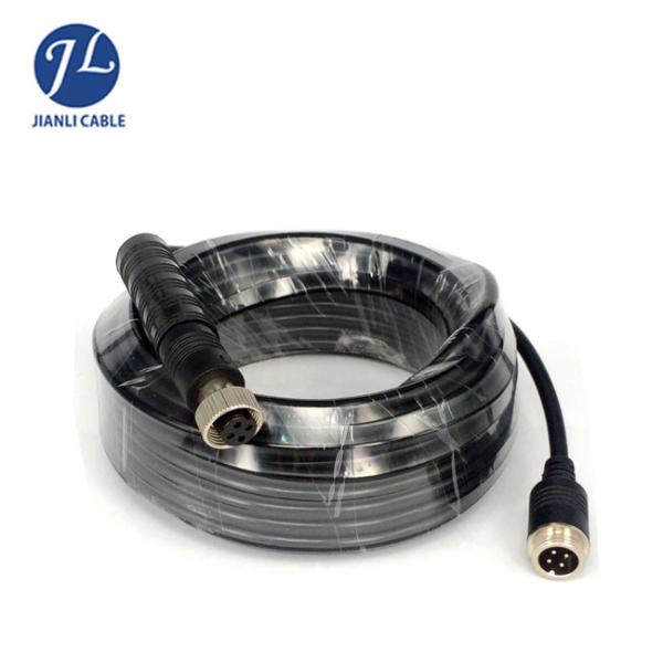 Multimedia Female Thread Four Pin Metal Cable Connector Aviation Plug Shockproof