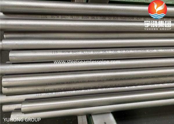 Tubo Incoloy da liga de níquel B407/B829 de ASTM 800 1,4876 800H & 800HT 1,4958 825 2,4858
