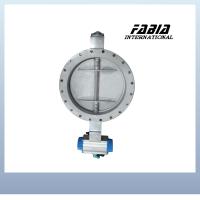 Pneumatic Regulating Flange Butterfly Valve  Easy to operate Wide range of use