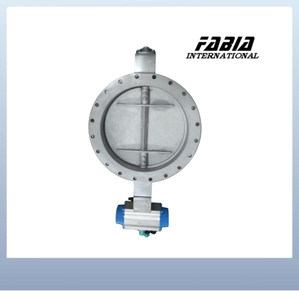 Pneumatic Regulating Flange Butterfly Valve  Easy to operate Wide range of use