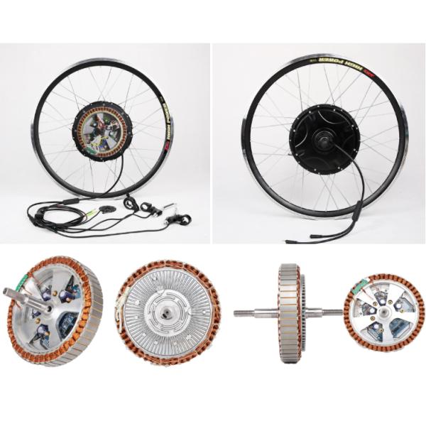 Weight 6kg Electric Bike Motor 1000w , E Bike Motor Kit With Hidden Controller