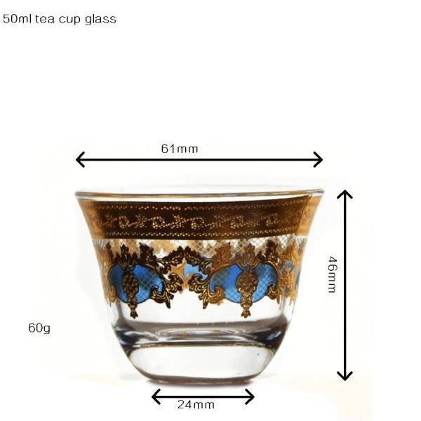 Secadora de roupa decorada Drinking Glasses do ouro da parte alta decalque luxuoso