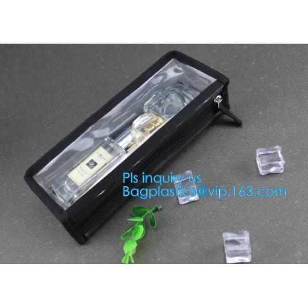 file pouch slider zipper bag, slider zipper bag for jewellery, pencil case, Clear Soft Pvc Zipper Blanket Packing Bag Ha