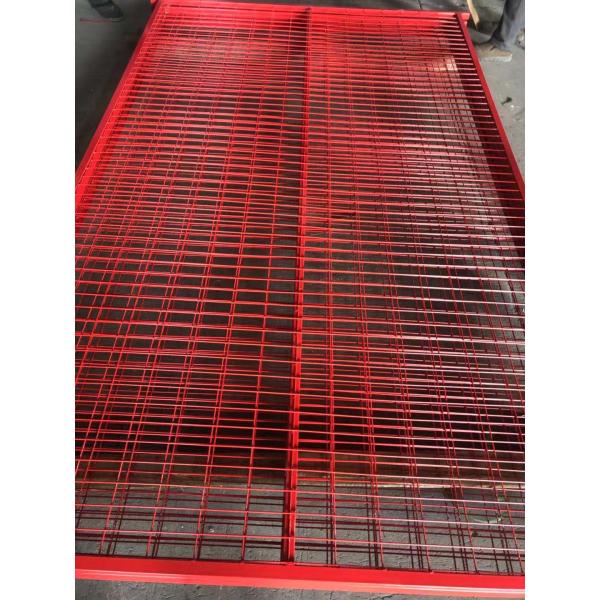 High Strength Low Carbon Steel Temporary Site Fencing Safety Easy Installation Ca