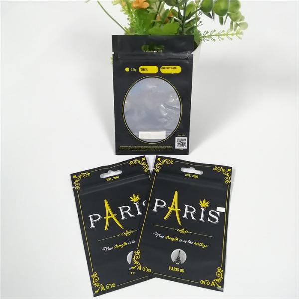 Clear Window Plastic Zipper Bags Standup Pouch Foil Laminated Digital Printing