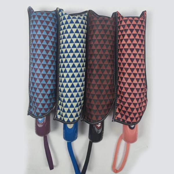 Adults Stock 3 Fold Windproof Automatic Umbrella with All in 1 Function BSCI