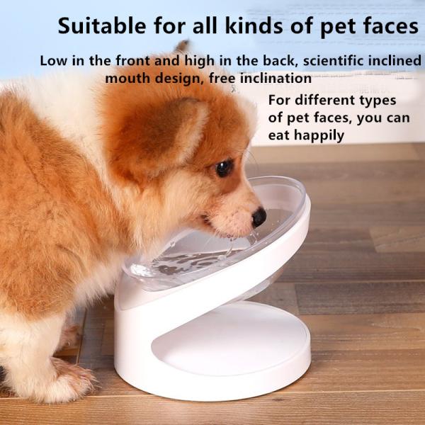 Dog Bowl Cat Oblique Mouth Bowl Pet Cat Bowl Neck Guard Cat Food Bowl Cat And Dog Rice Bowl Pet Bowl