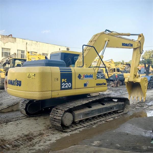 22 Ton Second Hand Komatsu Excavators PC220-7 With Direct Injection Engine