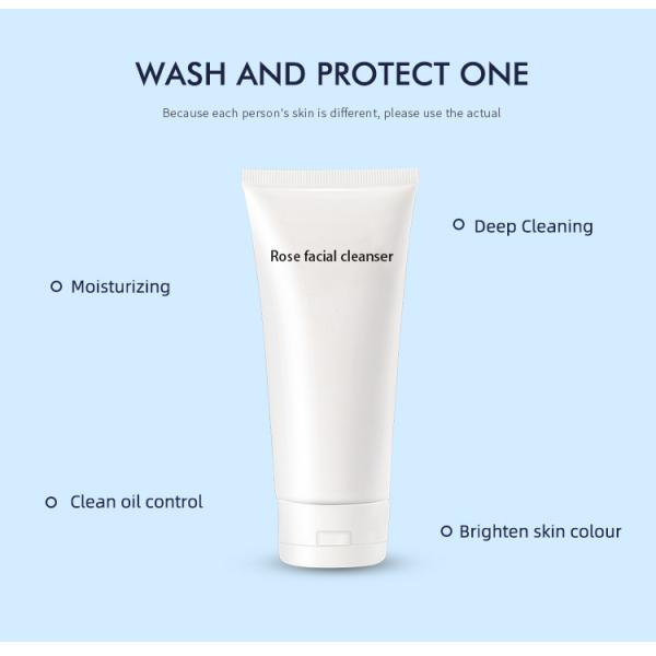 Cleanser ODM 100g пенясь лицевой поднял мытье стороны Vegan для угорь