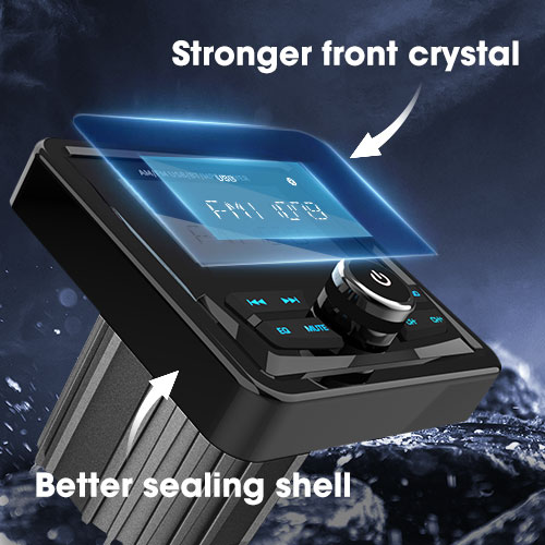 Waterproof Boat Audio Marine Stereo Digital Marine Grade Player FM AM Boat Car MP3 Player