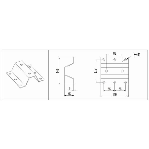 Consola de montaje aprobada CE del acero/del metal