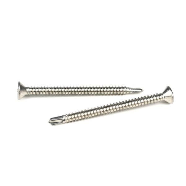 Flat Head Phillips 50mm parafusos de auto-perfuração Tek Lag Bolts aço inoxidável personalizado