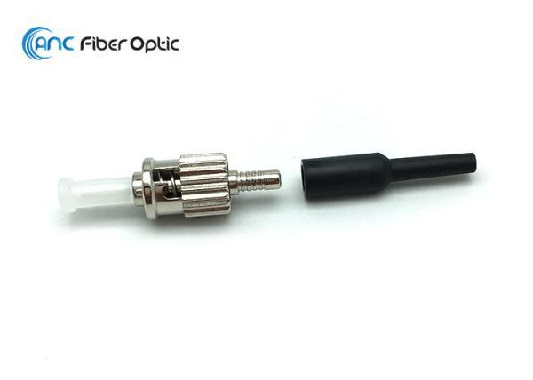 Liga de zinco multimodo/Singlemode do conector do cabo de remendo da fibra do ST para o cabo de 0.9mm