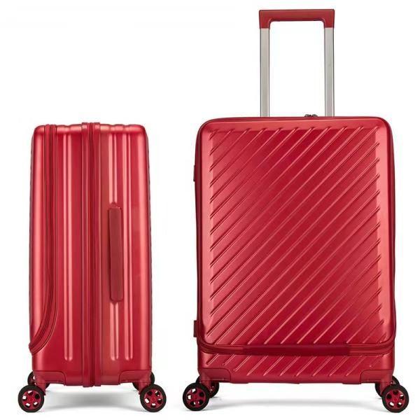 OEM ODM Hardside Carry On Luggage с передним карманом с двойными колесами