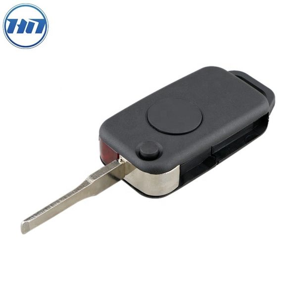 1 Buttons Flip Smart Entry Car Key Shell Case For Mercedes Benz A W168 W124