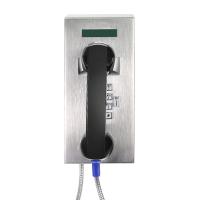 Bank Service Wall Mounted Telephones With Armored Cord And ABS Material Handset